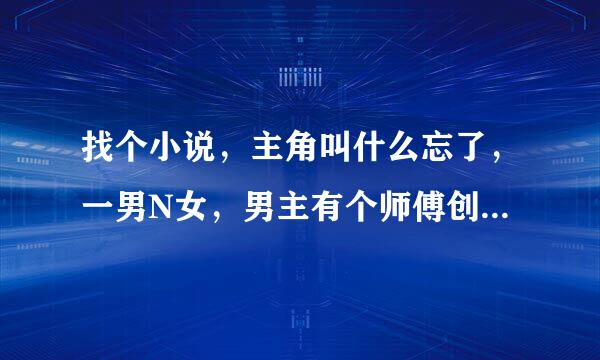 找个小说，主角叫什么忘了，一男N女，男主有个师傅创造了一个空间，空间里出了问题！