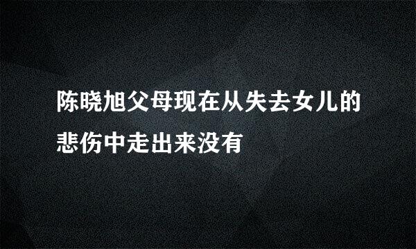 陈晓旭父母现在从失去女儿的悲伤中走出来没有