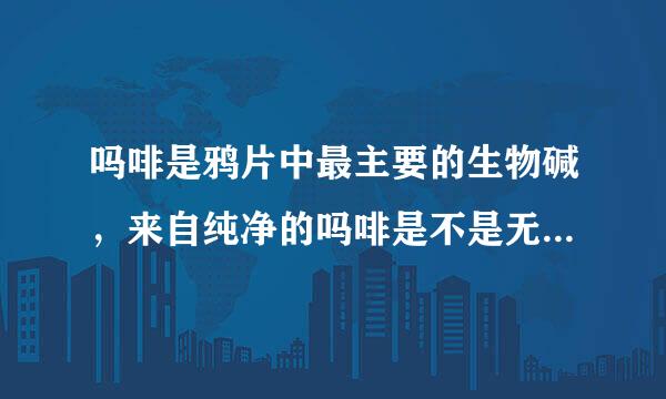 吗啡是鸦片中最主要的生物碱，来自纯净的吗啡是不是无色或白色的粉末或结晶。