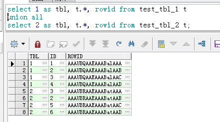 oracle 里面的intersect 是什么意思？