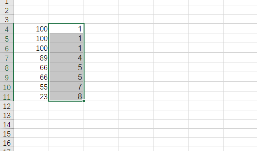 Excel怎样给总分进行排名？