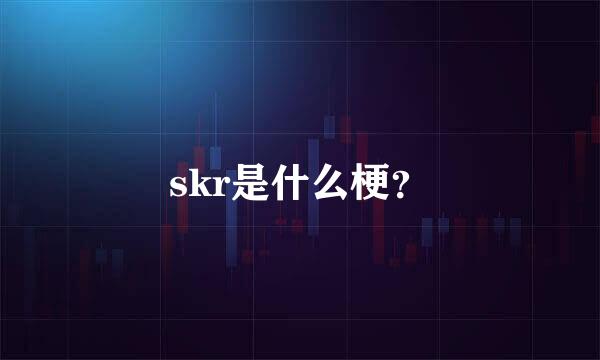 skr是什么梗？