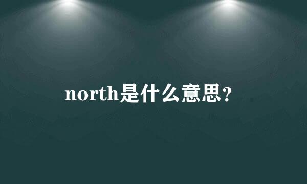 north是什么意思？