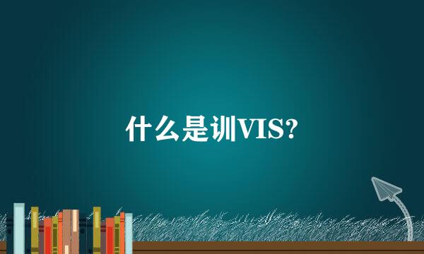 什么是训VIS?