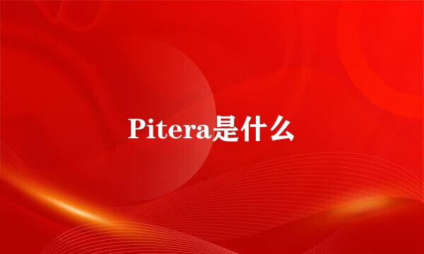 Pitera是什么