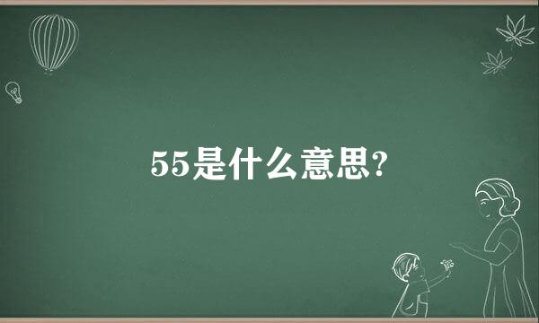 55是什么意思?