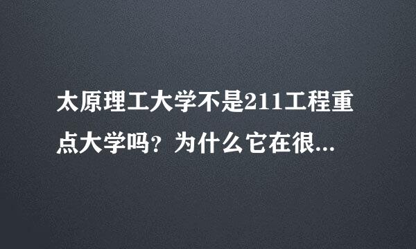 太原理工大学不是211工程重点大学吗？为什么它在很多省还会招收二本线的？是不是实力较差