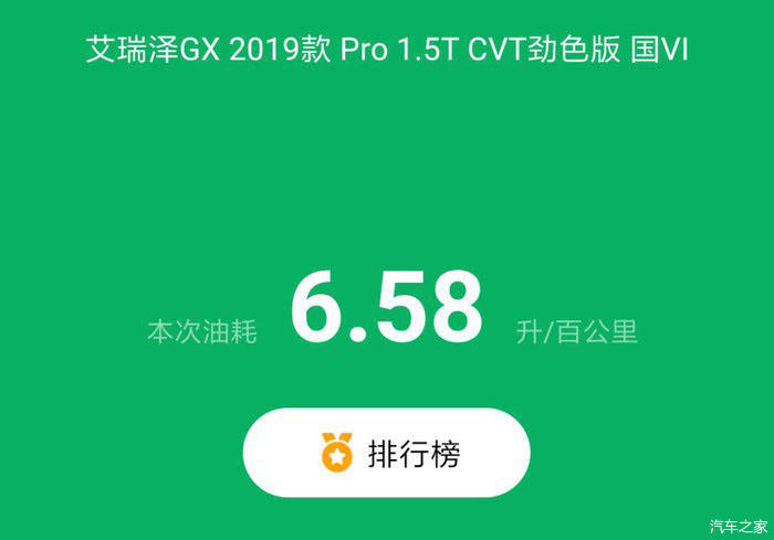 奇瑞汽车油耗高，“油耗如喝水”？车主实测艾瑞泽GX的油耗