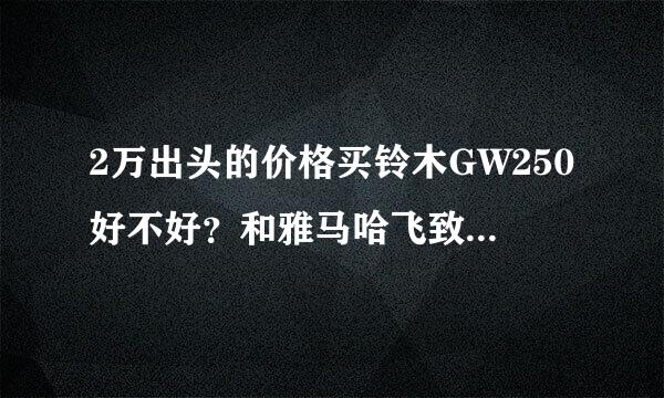 2万出头的价格买铃木GW250好不好？和雅马哈飞致250相比，哪个更值得购买？