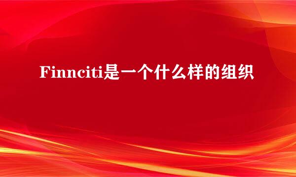 Finnciti是一个什么样的组织