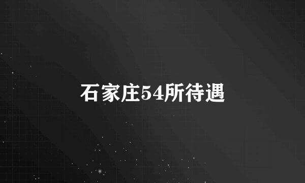 石家庄54所待遇