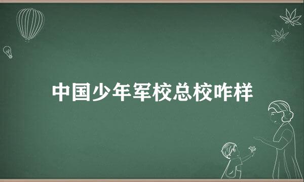 中国少年军校总校咋样