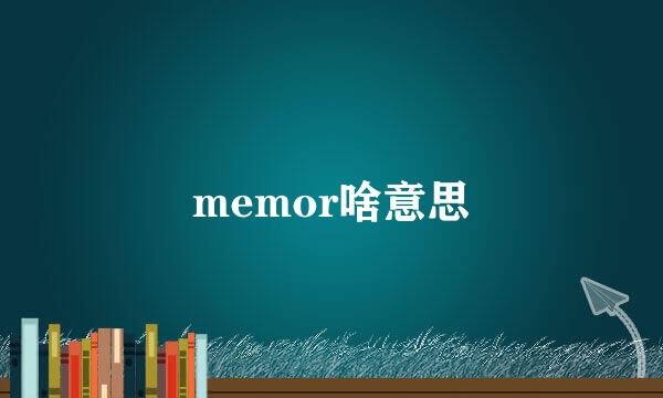 memor啥意思