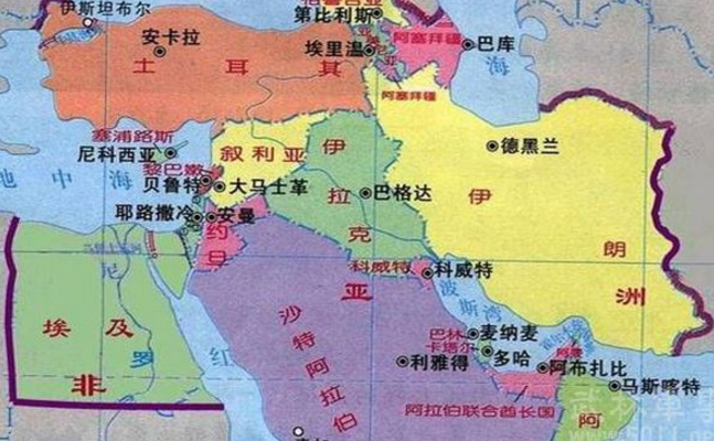 西亚有哪些国家???