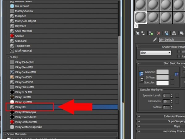 vray材质库怎么用