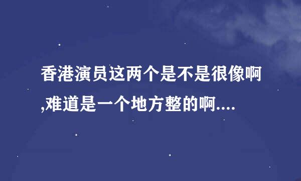 香港演员这两个是不是很像啊,难道是一个地方整的啊.你们觉得哪个更漂亮,更有人气 --陈思齐与文颂娴