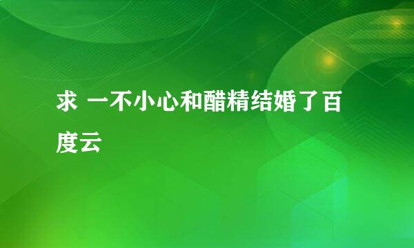 求 一不小心和醋精结婚了百度云