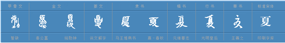 夏字偏旁是什么