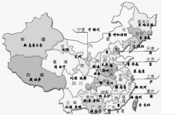 全国来自各个省会得全部城市名称