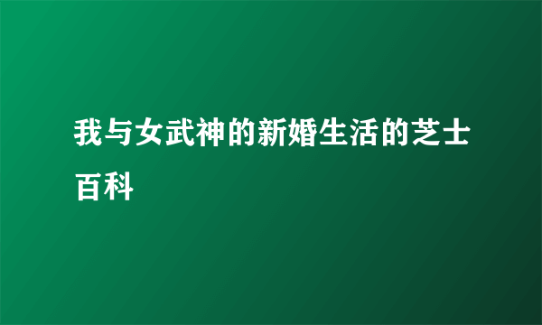 我与女武神的新婚生活的芝士百科