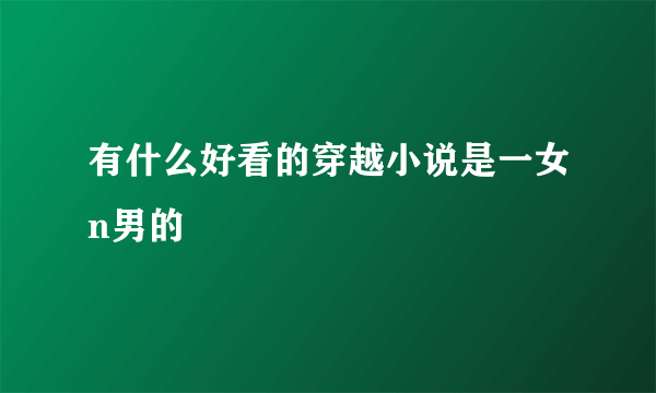 有什么好看的穿越小说是一女n男的