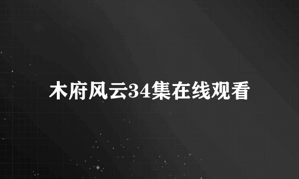 木府风云34集在线观看