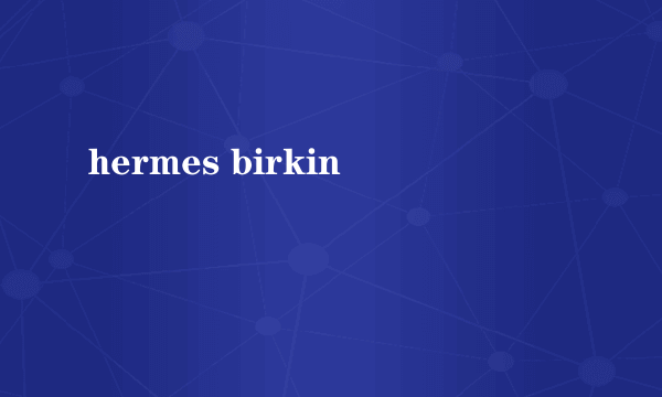 hermes birkin