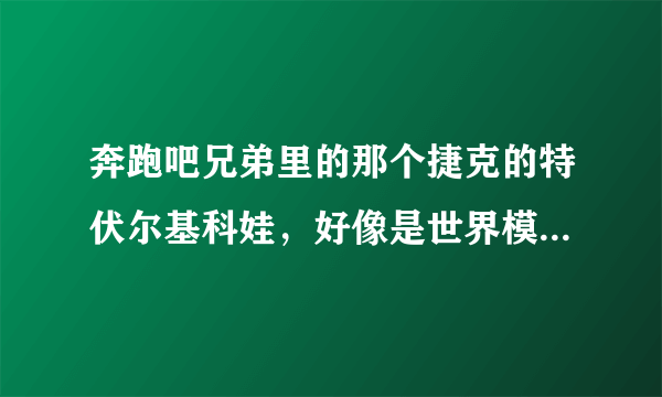 奔跑吧兄弟里的那个捷克的特伏尔基科娃，好像是世界模特冠军，怎么百度查不到她？