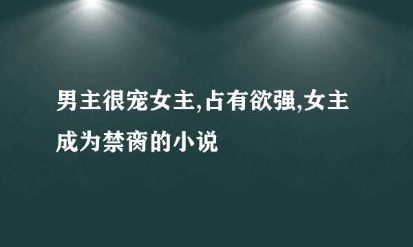 男主很宠女主,占有欲强,女主成为禁脔的小说