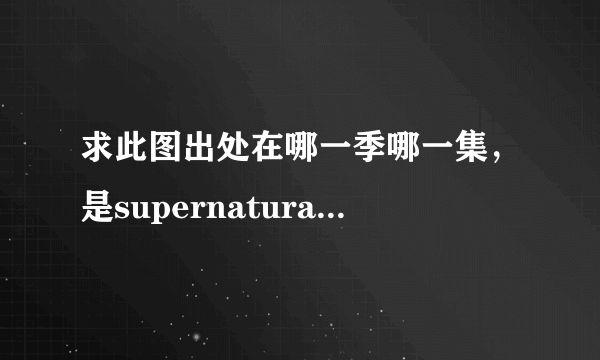 求此图出处在哪一季哪一集，是supernatural第五季06么半人半魔小孩，牙仙么？但是我看完了并没有啊