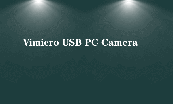 Vimicro USB PC Camera