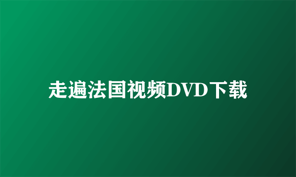 走遍法国视频DVD下载