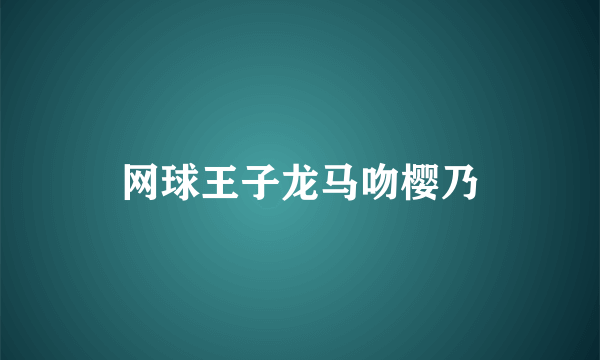 网球王子龙马吻樱乃