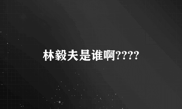 林毅夫是谁啊????